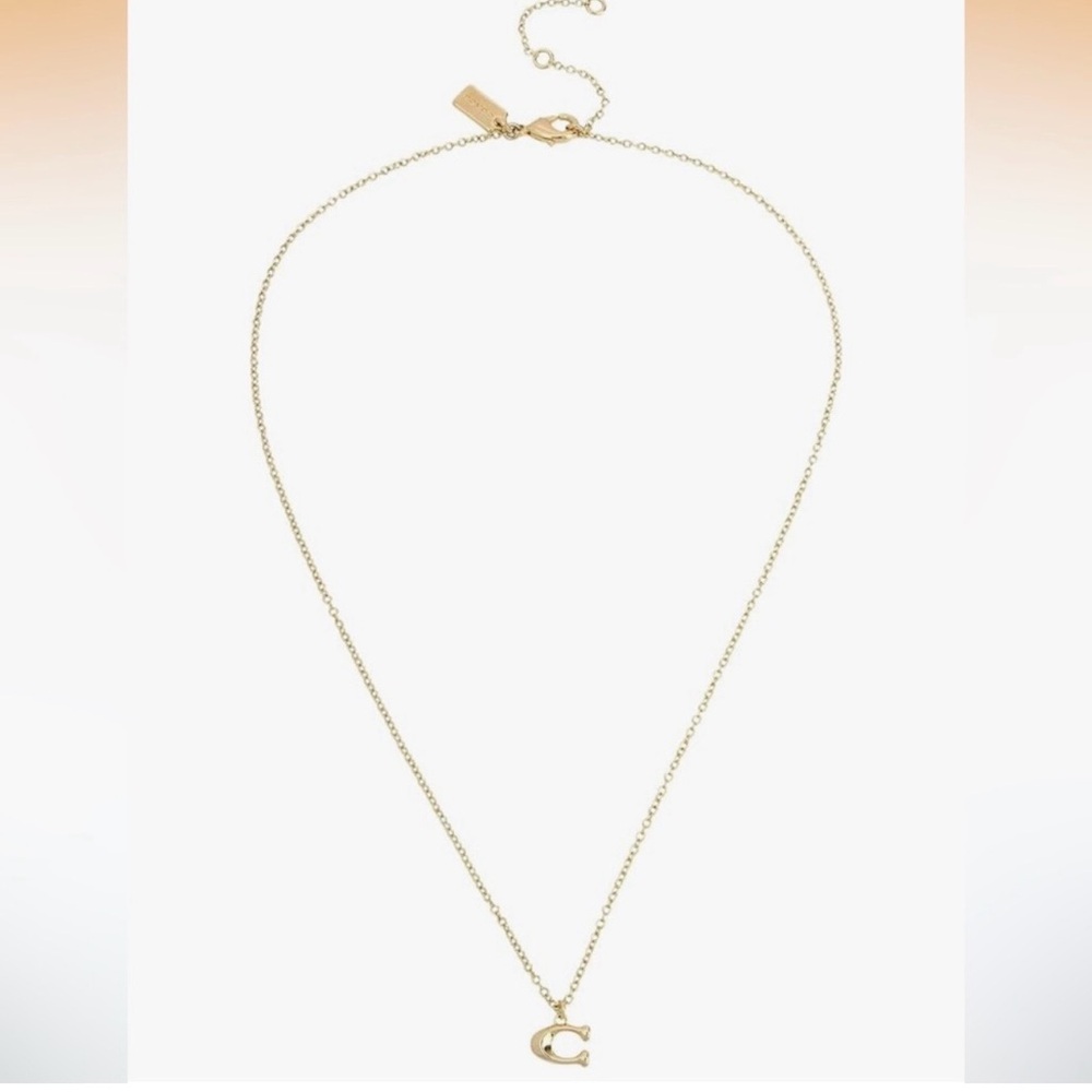 Coach gold necklace - Picture 3 of 4